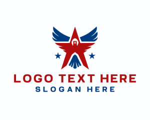 Usa - Star Eagle Patriot logo design