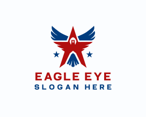 Star Eagle Patriot logo design