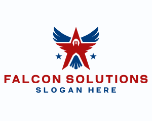 Star Eagle Patriot logo design