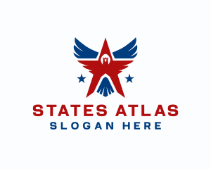 Star Eagle Patriot logo design