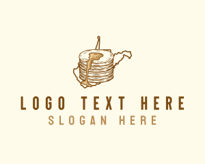 Food Industry - West Virginia Pancakes logo design