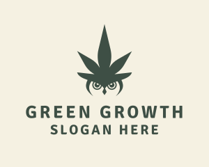 Owl Weed Cannabis  logo design