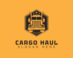 Transport Truck Company logo design