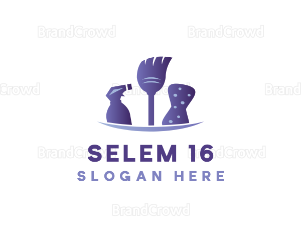 Cleaner Sanitation Housekeeping Logo