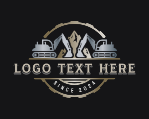 Contractor - Industrial Excavator Contractor logo design