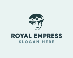 Royal Queen Crown  logo design