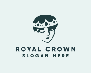 Royal Queen Crown  logo design