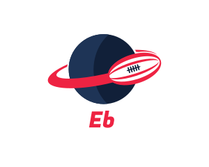 Ball - Planet Rugby Orbit logo design