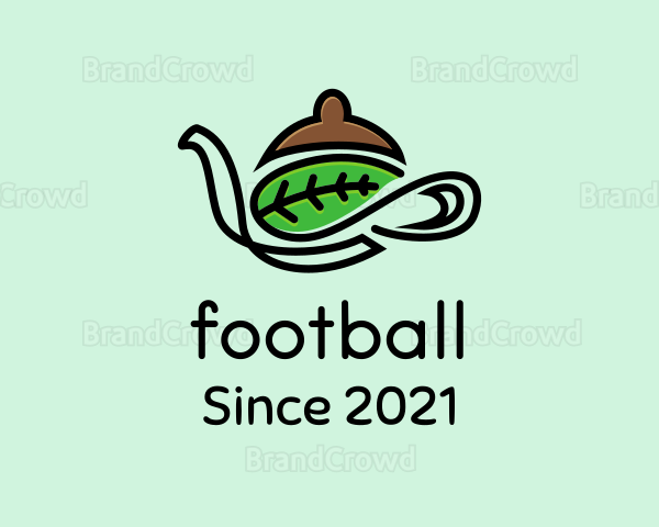 Leaf Coffee Pot Logo