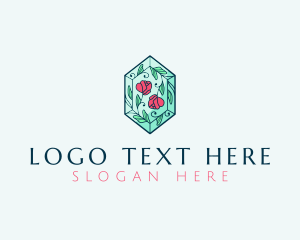 Rose - Floral Luxury Jewel logo design