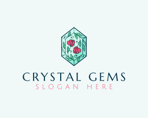 Floral Luxury Jewel logo design