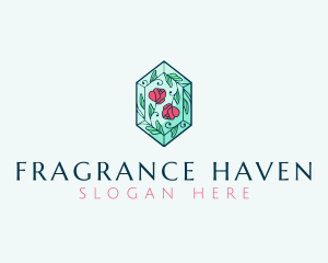 Floral Luxury Jewel logo design