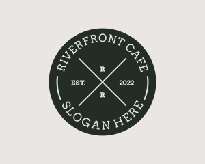 Minimalist Business Cafe logo design