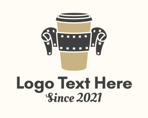 Film - Film Reel Coffee logo design