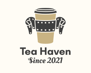 Film Reel Coffee  logo design