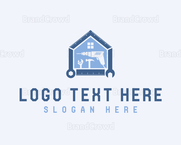 Home Repair Construction Tools Logo