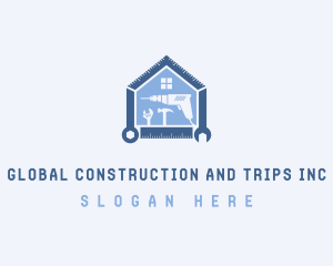 Repairman - Home Repair Construction Tools logo design