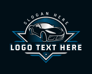 Motor Parts - Car Vehicle Detailing logo design