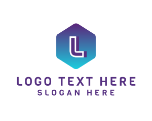 Digital Tech Hexagon Logo