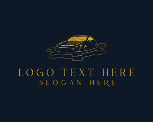 Driving - Luxury Car Mechanic logo design