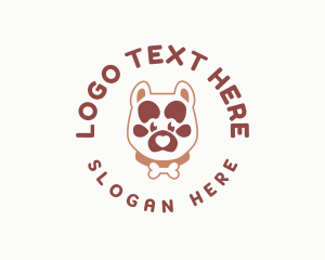 Pet Dog Paw logo design