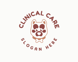 Pet Dog Paw logo design