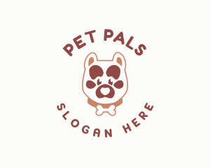 Pet Dog Paw logo design