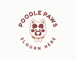 Pet Dog Paw logo design