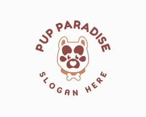 Pet Dog Paw logo design