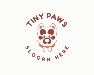 Pet Dog Paw logo design