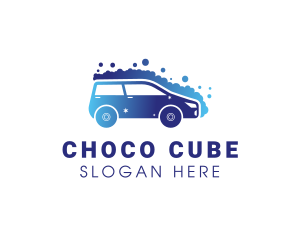 Cleaning - Gradient Car Wash Cleaning logo design