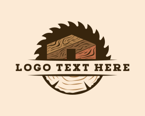 Artisan - Circular Saw Wood logo design