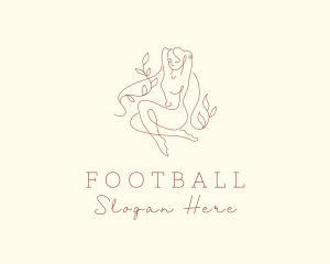 Seductive - Spa Naked Female logo design