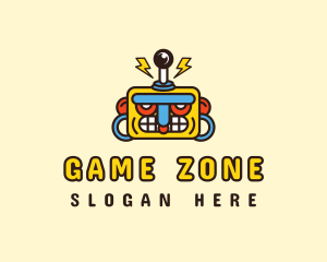 Robot Game Head logo design