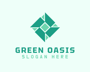 Green Tiles Renovation logo design