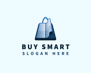 Purchase - Book Shopping Bag logo design