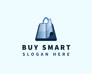 Book Shopping Bag logo design