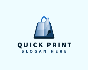 Booklet - Book Shopping Bag logo design