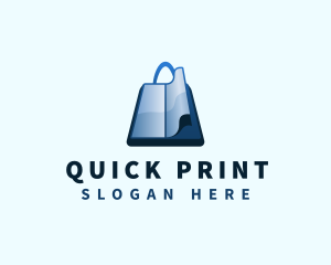 Book Shopping Bag logo design