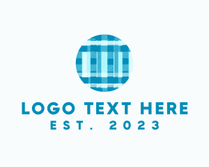 Sewing - Textile Fabric Pattern logo design
