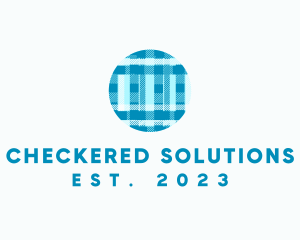 Checkered - Textile Fabric Pattern logo design