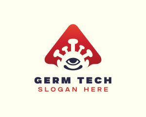 Germ - Virus Infection Eye logo design