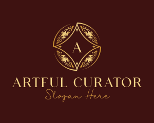 Luxury Ornament Flower logo design