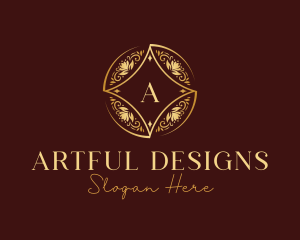 Luxury Ornament Flower logo design