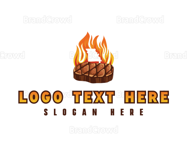 Missouri BBQ Steak Logo