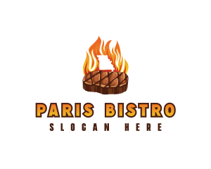 Missouri BBQ Steak logo design