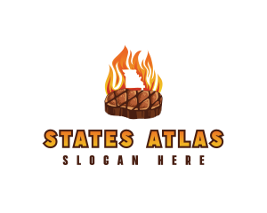 Missouri BBQ Steak logo design