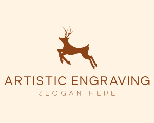 Wild Deer Animal logo design