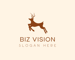 Wild Deer Animal logo design