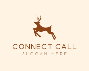 Wild Deer Animal logo design